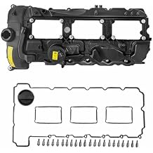 N55 Engine Valve Cover For BMW E71 E82 E90 F01 F10 F25 2011-2014 X3 xDrive35i X5 xDrive35i X6 xDrive35i 335i 535i 2013-2014 740i 2012-2014 640i 2011-2013 135i Replaces# 11127570292 11127587804