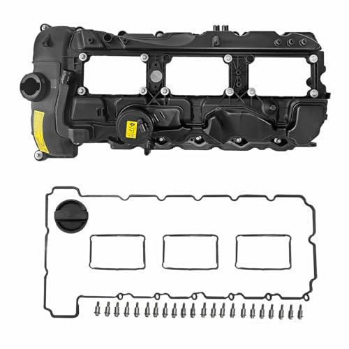 SUMYOLA N55 Engine Valve Cover For BMW E71 E82 E90 F01 F10 F25 2011-2014 X3 xDrive35i X5 xDrive35i X6 xDrive35i 335i 535i 2013-2014 740i 2012-2014 640i 2011-2013 135i Replaces# 11127570292 11127587804