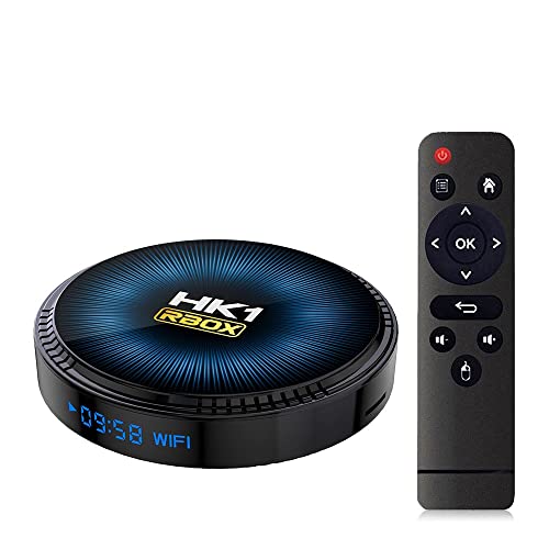 AMITVA Android TV Box 11.0, Smart TV Box 4GB 64GB S905W2 Soporte De CPU 2.4G 5.8G WiFi Bluetooth 5.0 LAN 3D 6K Video Android TV Player Google Mini PC Set Top TV Box,4gb+32gb