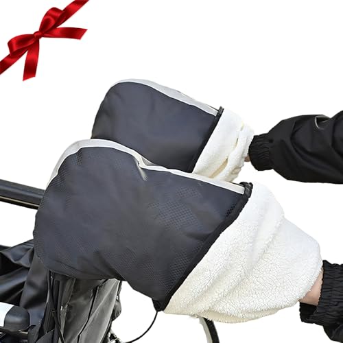 WRQIOO Rollator Handschuhe Handwärmer für Rollator Wasserdicht Winddicht Warm Halten Rollator Zubehör 1 Paar