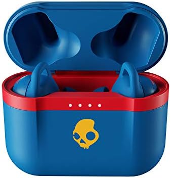 Skullcandy Indy Evo In-Ear Headphones True Wireless via Bluetooth, IP55 Sweat, Water, and Dust Resistant, Up to 30 Hours of Total Battery - 92 Blue