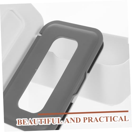 Boîte distributrice lingettes bébé hermétique en plastique portable gris