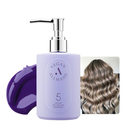 ALL MASIL r[K Vv[ Tꔄ ؍ eꔄi F Vv[ Vegan 5 Salon Hair No Yellow Shampoo (300ml)