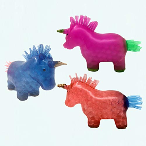 TOYANDONA 3Pcs Sensorial Fidget Brinquedo Espremer Brinquedo Unicórnio Em Forma TPR Prime Alívio Fid