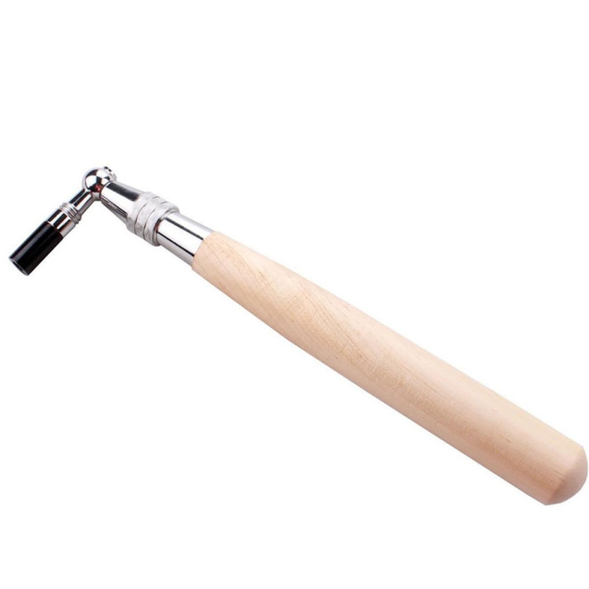 Llave de Afinación de Piano Fácil Transporte y Martillo de Acero Inoxidable Mango de Madera Núcleo Octagonal para Uso Profesional