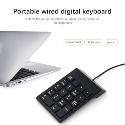 Pavé numérique comptable G3 résolvant le manque de touches numériques sur PC portable - 4