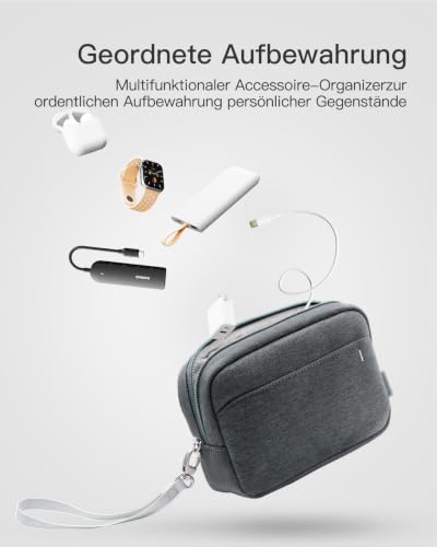 Inateck Kabeltasche Elektronik Organizer, Spritzwasserfester Zubehör Tasche – Ansicht 2