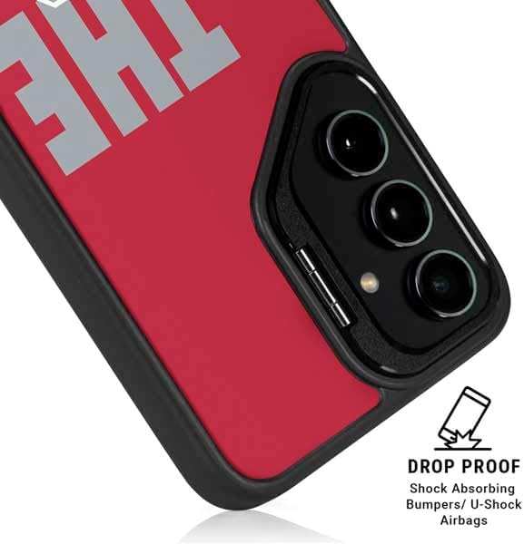 Skinit Kickstand Phone Case Compatible with Galaxy S25 - Officially Licensed Ohio State University The Ohio State Buckeyes Design