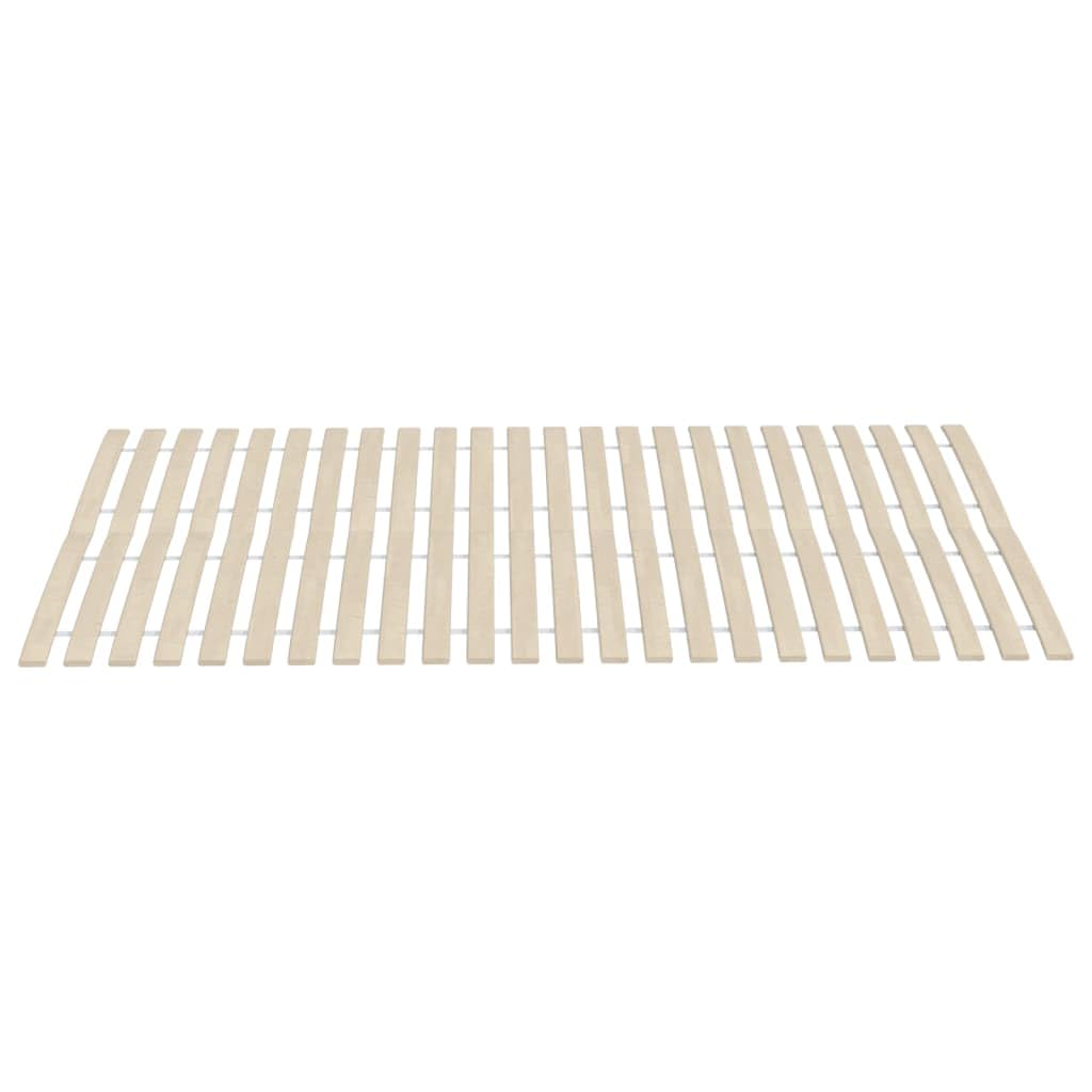 vidaXL Recambios de Láminas de Cama con 48 Lamas 2 uds, Listones Enrollables Plegables, Somieres de Cama, Muebles para Dormitorio Hogar, 70x200 cm