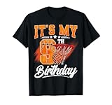 It's My 9th Birthday Boy Basketball 9 Year Old Bday Kids T-Shirt