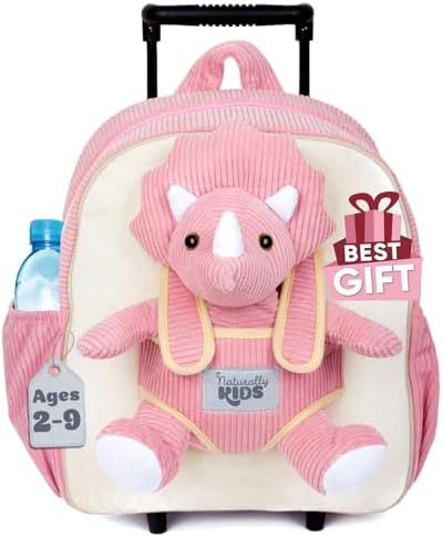Naturally KIDS Toddler Backpack w Stuffed Animals