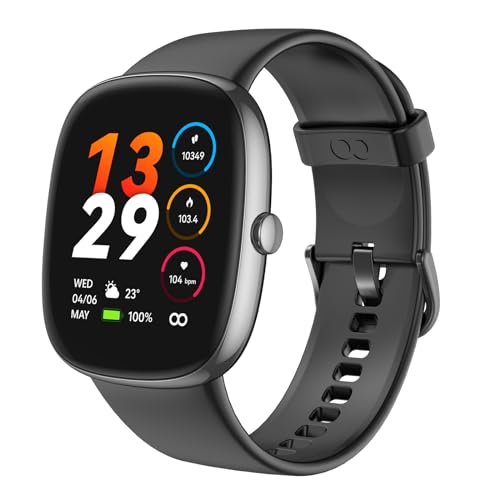 Fitness Tracker Watch with 24/7 Heart Rate Blood Oxygen Sleep Monitor, 1.69″ HD 10 Day Battery Life Smart Watch, Step Calorie Counter Pedometer Activity Trackers Smartwatches for Women Men