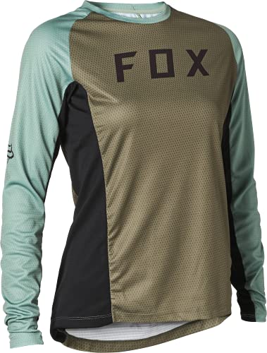 Fox Racing Women s Standard Defend Long Sleeve Mountain Biking Jersey, Olive Green, Medium