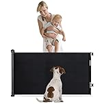 Cancelletto estensibile per scale, 0-150 cm Porta retrattile e cancelletto per bambini e animali domestici, barriera per bambini estensibile, adatto per uso interno ed esterno