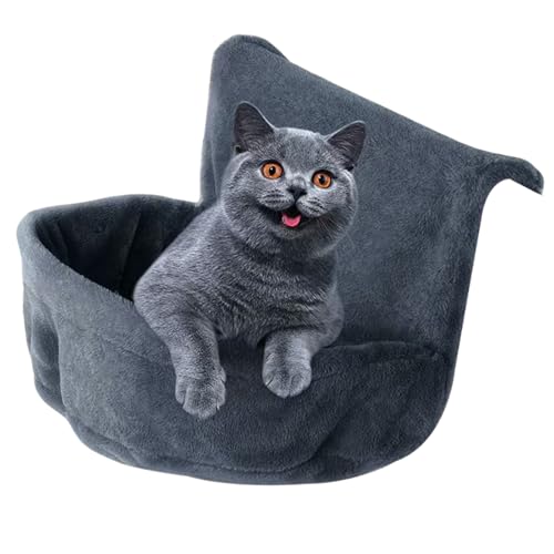 猫ヒーターベッドソフトぬいぐるみハンモック取り外し可能な大きな睡眠休憩巣 の屋内吊り猫ベッド