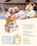 NICI MYMOCHI Kuscheltier Hund Hiro 16 cm mit Bubble Tee in Geschenkbox 11x12x6,5 cm, Flauschiges Stofftier zum Kuscheln, Spielen und Liebhaben - 61152