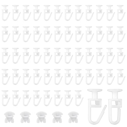 150 STK 11mm Gardinenhaken für Schienen, Gardinengleiter und Vorhang Haken, robuste Curtain Hooks für Gardinenschienen, Faltengleiter und Vorhangzubehör, ideal für Gardinen und Vorhänge