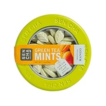 SEN CHA Naturals Green Tea Mints, Tropical Mango, 1.2 oz Pack of 1