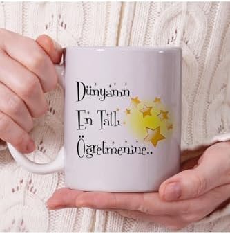 Dünyanın En İyi Öğretmenine Hediye Kişiye Özel Kupa Bardak - Görsel 3