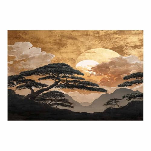 GFRXWWR Red Landscape Canvas