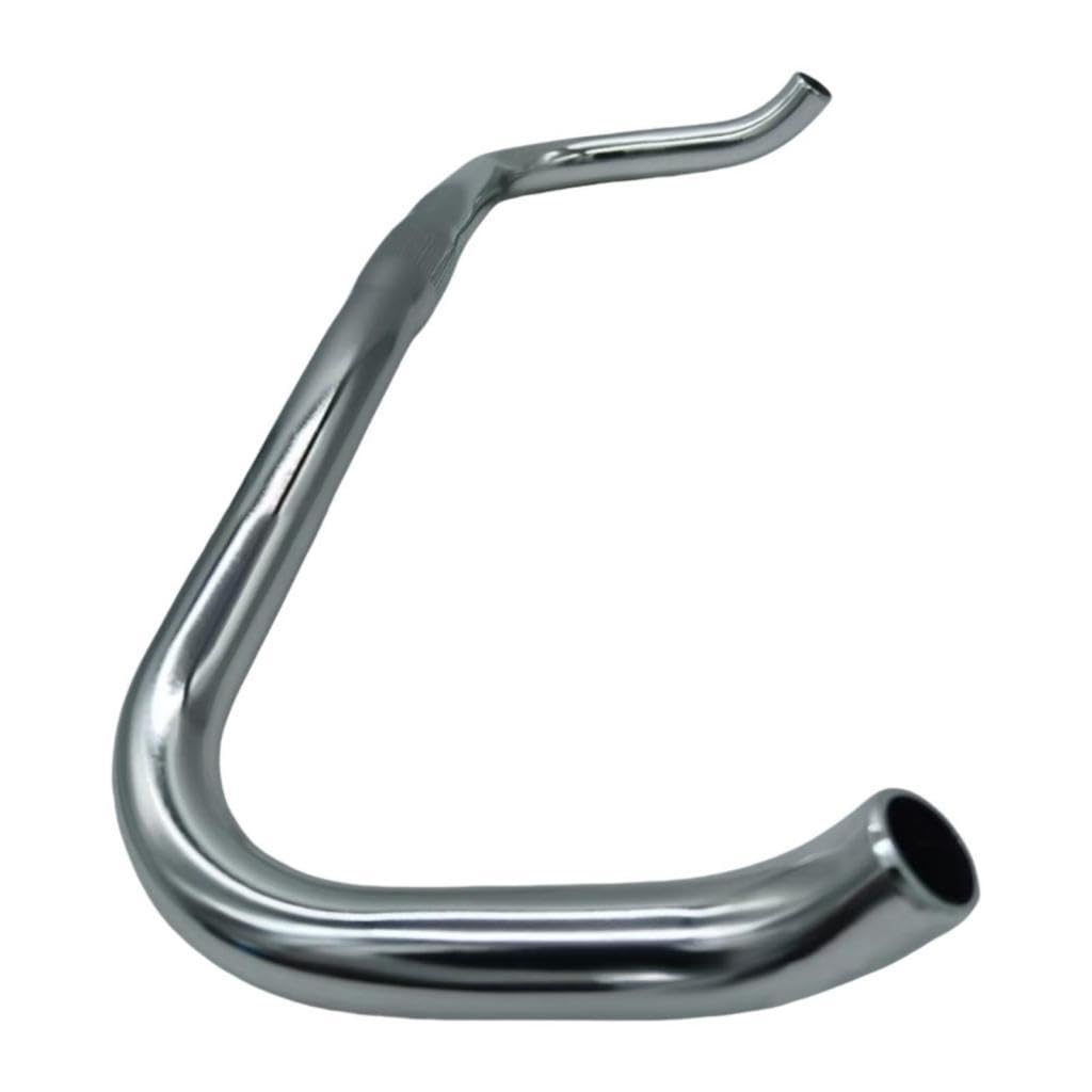 Milageto Comfortable Aluminum Alloy Bullhorn Race Road Bike Handlebar, Bullhorn Handlebar, Silver