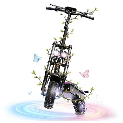 Electric Scooter for Adults, 5600W Dual Motors with 60 Miles Range Battery E Scooter, Up to 50 MPH Max Speed, Large Display, 11" Off-Road Tires Commuting Electric Scooter with Detachable Seat