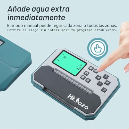 Miniatura 5 de Hioazo Programador Riego Wifi, 8 Zonas Sistema De Riego, Riego Automatico Para Jardín, Temporizador De Riego, Control De App, Ajuste Estacional, Sensor De Lluvia Compatible, Ho-Sc-8w