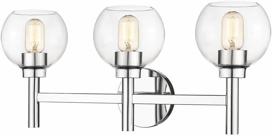 7502-3V-CH Sutton Vanity, 3-Light 300 Total Watts, Chrome