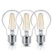 Produktbild Philips LEDclassic Lampe, ersetzt 60W, Standardform, E27, Warmweiß (2700 Kelvin), 806 Lumen, 3erPack, klar