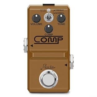 【Classic studio grade compressors】This guitar compression effect pedal is designed based on classic studio grade compressors, sound production. 【Smooth and sustained sound】The pedal delivers a smooth and sustained sound, perfect for achieving rich to...