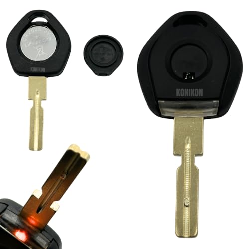 Boitier de clé LED BMW HU58 remplace coque cassée voiture E34 E36 E39