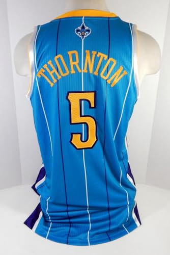 2011-12 New Orleans Hornets Marcus Thornton #5 Game Issued Jersey XL4 28 - NBA Game Used
