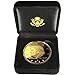 Donald J. Trump Won 2025 Gold Coin in Velvet Display Case - 47th Presidential Commemorative Gold Plated Replica Challenge Coin with Cert of Authenticity (2025 Velvet)