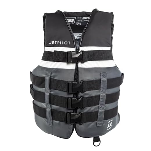 Jet Pilot S1 Nylon CGA Vest- S/M-Black Adult Water Life Jacket Vest for Extreme Sports Boat Kayak Paddling Use and Safety Sports Vests for Men and Women
