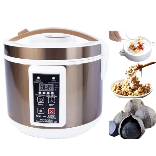 BOZHENYULEI 6L Black Garlic Fermenter Multifunctional Intelligent Fermenter Pot 6L Black Garlic, Sweet Rice, Natto,Yogurt Maker Garlic Fermenter Machine DIY Cooker