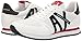 Armani Exchange A|X Men's Lace Up Logo Sneaker, Optical White + Black, 11