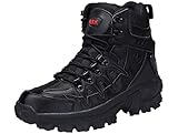  QJRRX Herren Militärische Taktische Stiefel Anti-Rutsch-Outdoor-Schnürschuhe High Top Combat Boots wasserdichte Jungle Patrol Stiefel