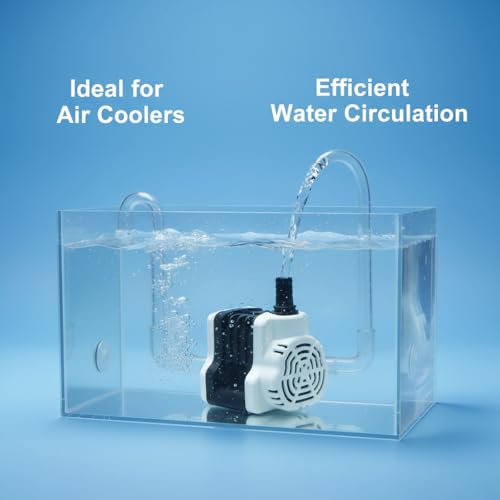 Image of ZAIBTRONIX 18Watt Submersible Water Aquarium Pump - 180V-230V, 1 M Cooler Pump for Desert Air Cooler, Fountains (18 Watt Pack of 1 Pcs) (18 Watt Delta)