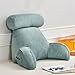 AMZWDMZ Oreiller De Lecture avec Accoudoirs -Portable pour Lit Cale Nuque & Bras - Confort Et Ergonomie Coussin Dos Canapé Fauteuil Canape, 75*40*40cm (with round pillow)