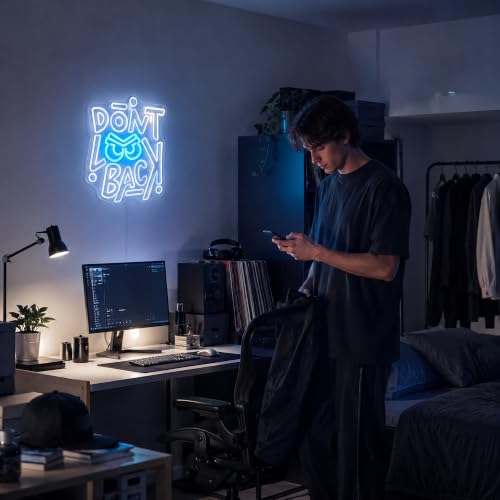 Image of Positive Neon Sign for Wall Decor Dimmable Led Neon Lights Signs