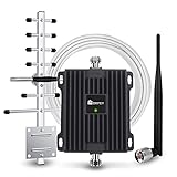 [Antena Profesional]: Nuestro amplificador cobertura movil está equipado con una antena direccional. En comparación con las antenas omnidireccionales, puede capturar con precisión más señales al aire libre. La señal puede obtener una ganancia estable incluso con viento y lluvia.