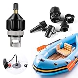 YIUWOD Paquete dde 7,Accesorios Paddle Surf - Accesorios Kayak - VáLvula Adaptador - Adecuado para Varias Tablas de Remo, Canoas, Botes de Goma, Camas Inflables, Etc, Muy PráCtico