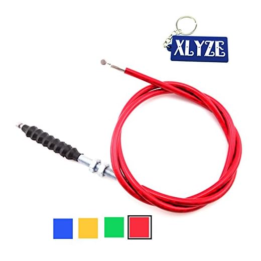 XLYZE Cable de embrague rojo para 50cc 110cc 125cc 140cc 150cc 160cc Chinese Pit Dirt Bike Baja SSR TTR SDG Lifan YX CRF50 CRF70 KLX110