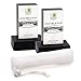 Bamboo Charcoal Soap Bars With Dead Sea Mud - For Acne, Psoriasis & Eczema. All Natural Face Cleanser and Body Soap, For Both Oily and Dry Skin. 2 Bar Pack (Apprx. 4 oz bars) With Bonus Soap Sock.