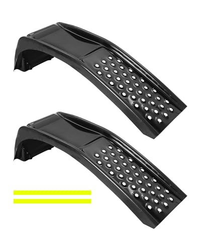 Garvee 8 Inch Lift Solid Steel Car Ramps, 8000 LBS, Heavy Duty...