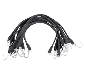 Mytee Products Gummiseile mit S-Haken, 50 Stück