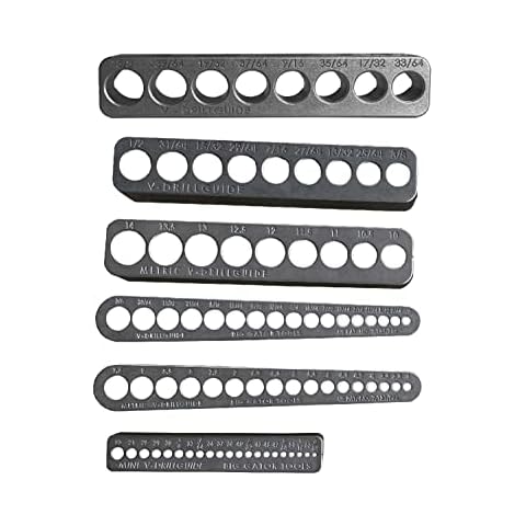 Big Gator Drill Set - 6 pc set - Big Gator Tools V-DrillGuides Cover