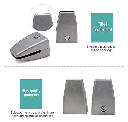 Clip de bureau plat en aluminium pour stabiliser une extension de table
