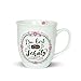 Produktbild Boho Chic 44931 Tasse mit Motivdruck im angesagten Look, Golddruck, Innendruck, Text: "Du bist ein Schatz", Porzellan