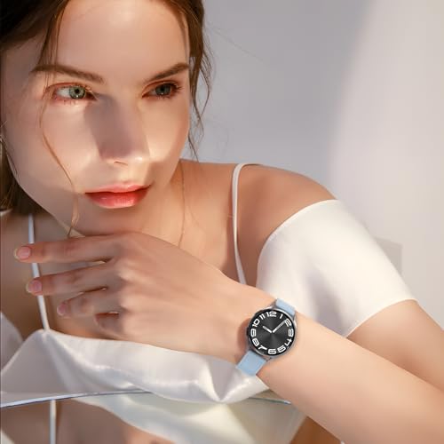 Italy Genuine Leather Watch Bands Men Women Compatible with Samsung Galaxy Watch Band, 20mm 22mm Lugs Watch Straps, Quick Release Wear-resistant Sweat-Resistant Smartwatch Replacement Strap